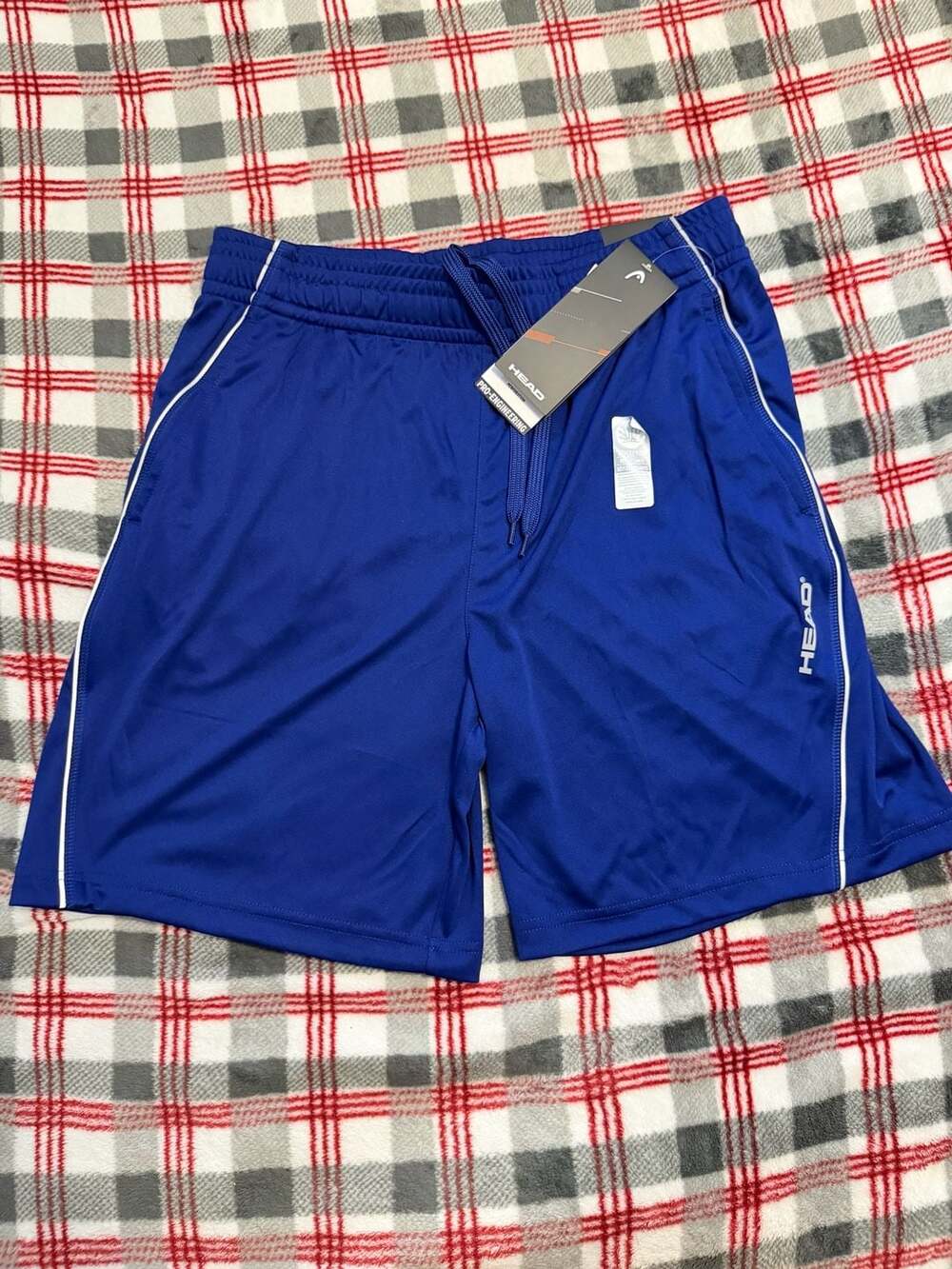 HEAD Men's Pro-Engineering Athletic Performance Shorts in Royal Blue